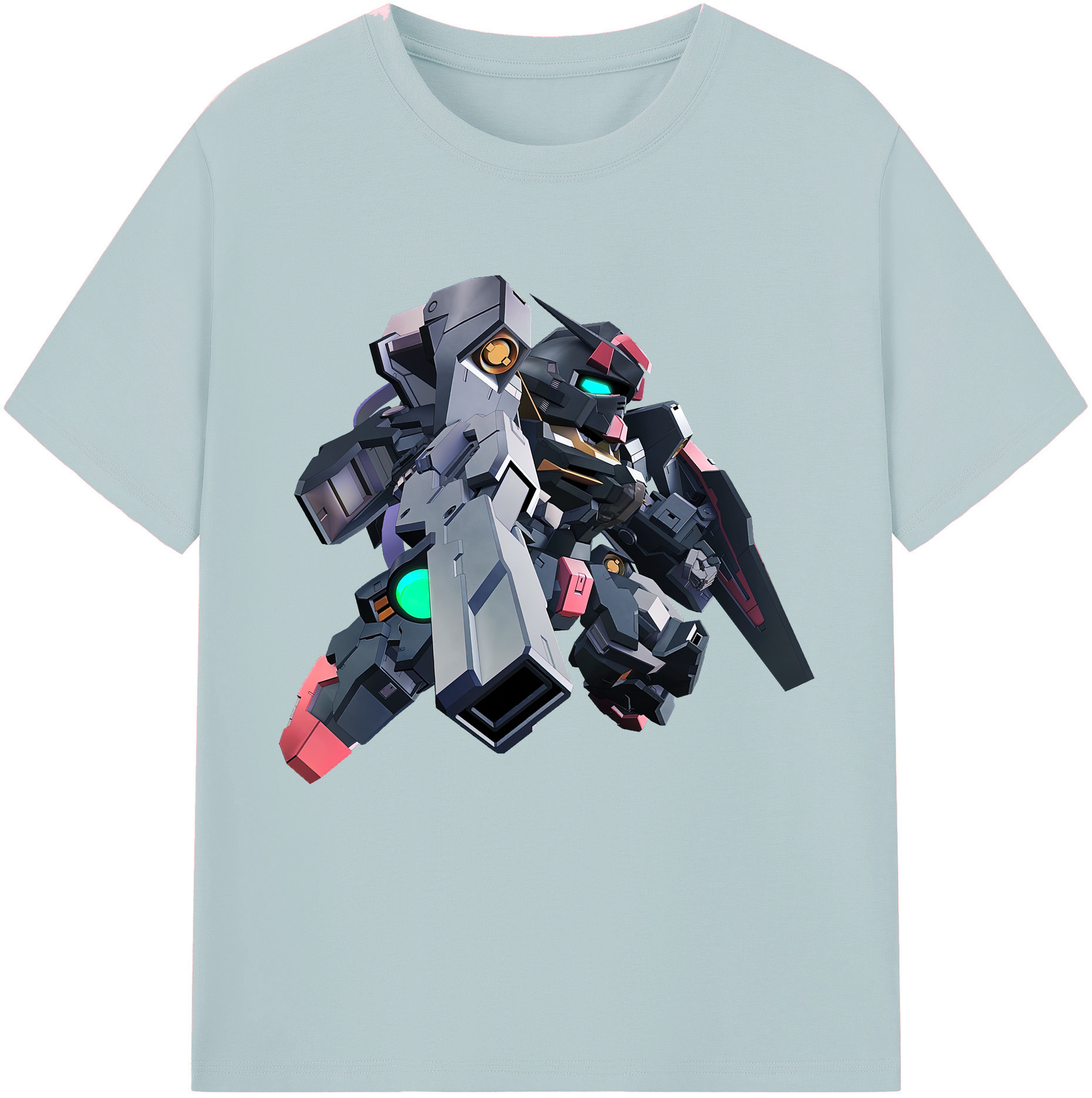 （画像用） 機動戦士ガンダム Mobile Suit Gundam 綿100％半袖Tシャツ（フロントプリント）